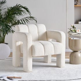 31.10" Wide Boucle Upholstered -Accent Chair