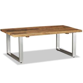 Coffee Table Solid Reclaimed Wood 39.4"x23.6"x15" - Brown