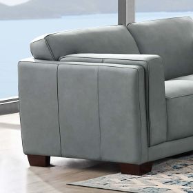 LUXURY MARSHALL LEATHER SOFA - STYLISH 3-SEATER COMFORT | MODERN LIVING ROOM