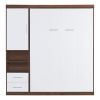 CAPTIVATING WHITE MURPHY BED | SPACE-SAVING WALL BED WITH CABINET