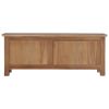 TV Cabinet 35.4"x11.8"x13.8" Solid Teak Wood - Brown