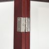 Curio Cabinet Lighted Curio Diapaly Cabinet with Adjustable Shelves and Mirrored Back Panel, Tempered Glass Doors (Cherry, 6 Tier)