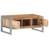 Coffee Table 37.4"x19.7"x15.7" Rough Mango Wood - 323489
