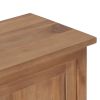 TV Cabinet 35.4"x11.8"x13.8" Solid Teak Wood - Brown