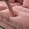 PINK MODERN DAYBED SOFA | WIDE BEANBAG WITH ARMS | STYLISH & COMFY