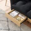 BLACK TECHNOLOGY CLOTH 3-SEAT LIFT SOFA BED WITH STORAGE | COMPACT, VERSATILE SOFA BED FOR SMALL SPACES
