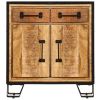 Sideboard 25.6"x11.8"x27.6" Solid Mango Wood - Brown
