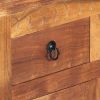 Sideboard 24.8"x11.8"x29.5" Solid Acacia Wood - Brown