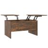 Coffee Table Smoked Oak 31.5"x19.7"x16.7" Engineered Wood - Brown