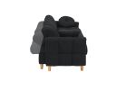 BLACK TECHNOLOGY CLOTH 3-SEAT LIFT SOFA BED WITH STORAGE | COMPACT, VERSATILE SOFA BED FOR SMALL SPACES