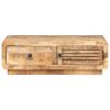 Rustic Chic Mango Wood Coffee Table – 35.4"x23.6"x11.4" | Vintage Elegance for Modern Living