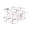 Black Velvet Loveseat Sofa Bed