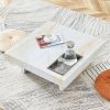 A modern and practical coffee table with imitation marble patterns, made of MDF material. The fusion of elegance and natural fashion 31.4"* 31.4"* 12