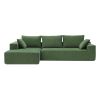 VIBRANT 109" MODULAR SECTIONAL SOFA SET | STYLISH MINIMALIST LIVING ROOM COUCH | LUXURIOUS UPHOLSTERED SLEEPER