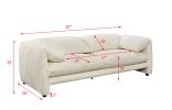 LUXURY 87" 3-SEATER SOFA | PLUSH CUSHIONS, WIDE ARMRESTS & SPACIOUS COMFORT