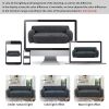 LUXURY 81.5'' CURVED UPHOLSTERED SOFA | MINIMALIST 3-SEATER FOR LIVING ROOM, BEDROOM & APARTMENTS