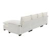 COZY LUXURY 5-SEAT L-SHAPED CLOUD SOFA | 118x55" MODERN CHENILLE UPHOLSTERED FURNITURE